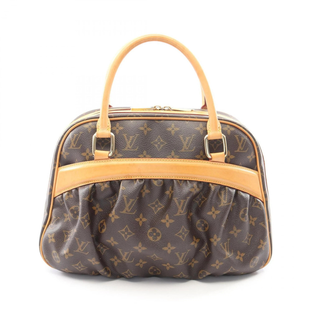LOUIS VUITTON Authentic Brown Monogram Leather Bag